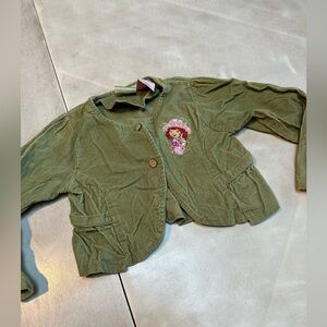 Strawberry Shortcake Olive Corduroy Kids Jacket